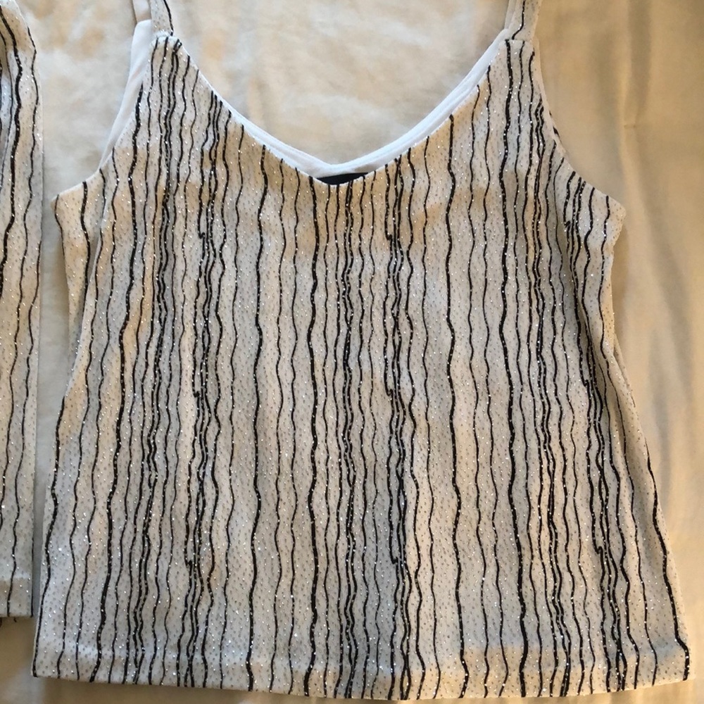 2 pieces new never worn dressy tops size large